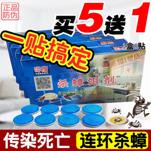 晔康杀蟑胶饵蟑螂药方便贴非无毒家用一窝全窝厨房端除杀灭蟑虫卵