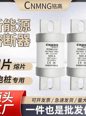 直流充电桩用DC1000VRSM5230(RS309)圆管新能源汽车熔断器500A