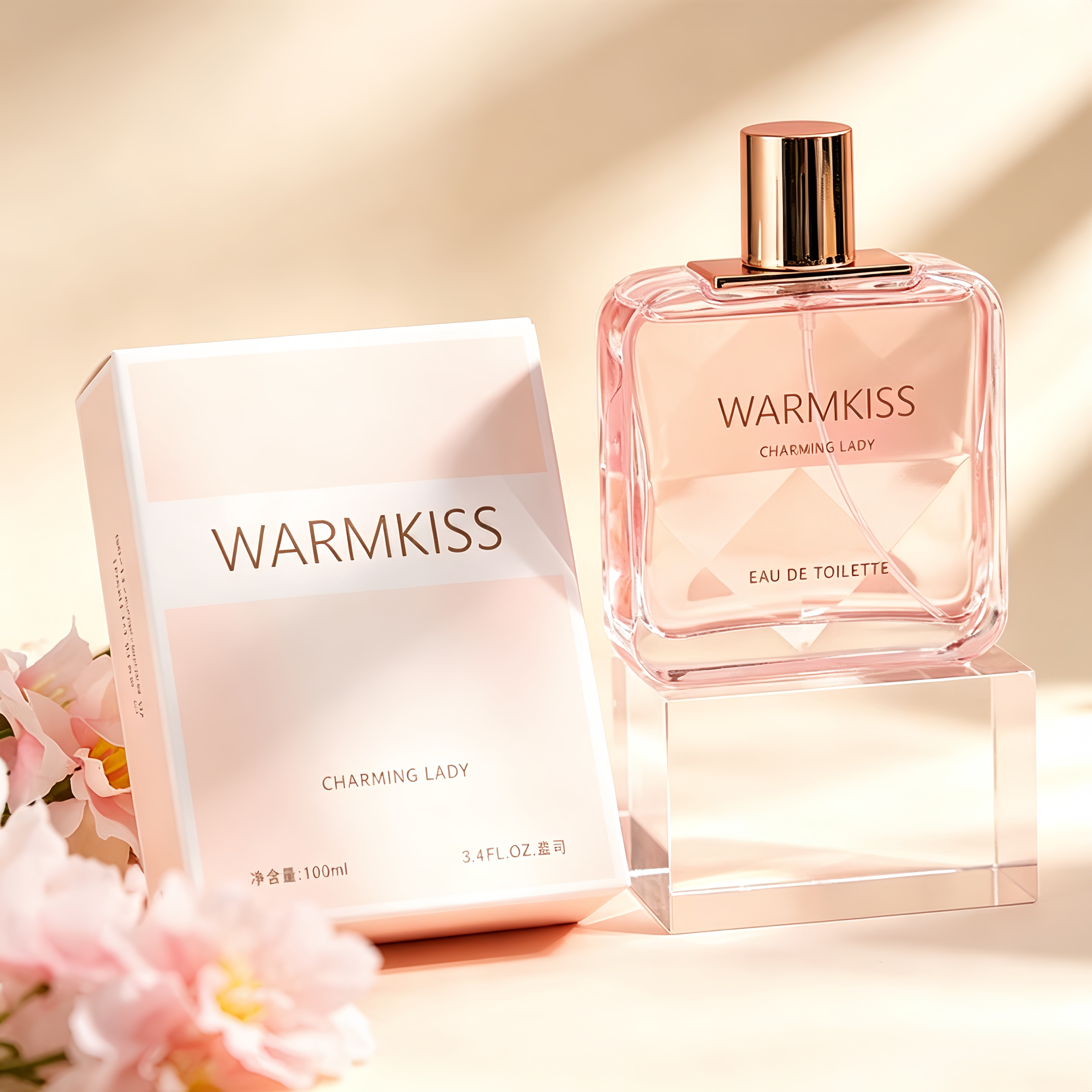 WARMKISS玫瑰淡香女士香水持久