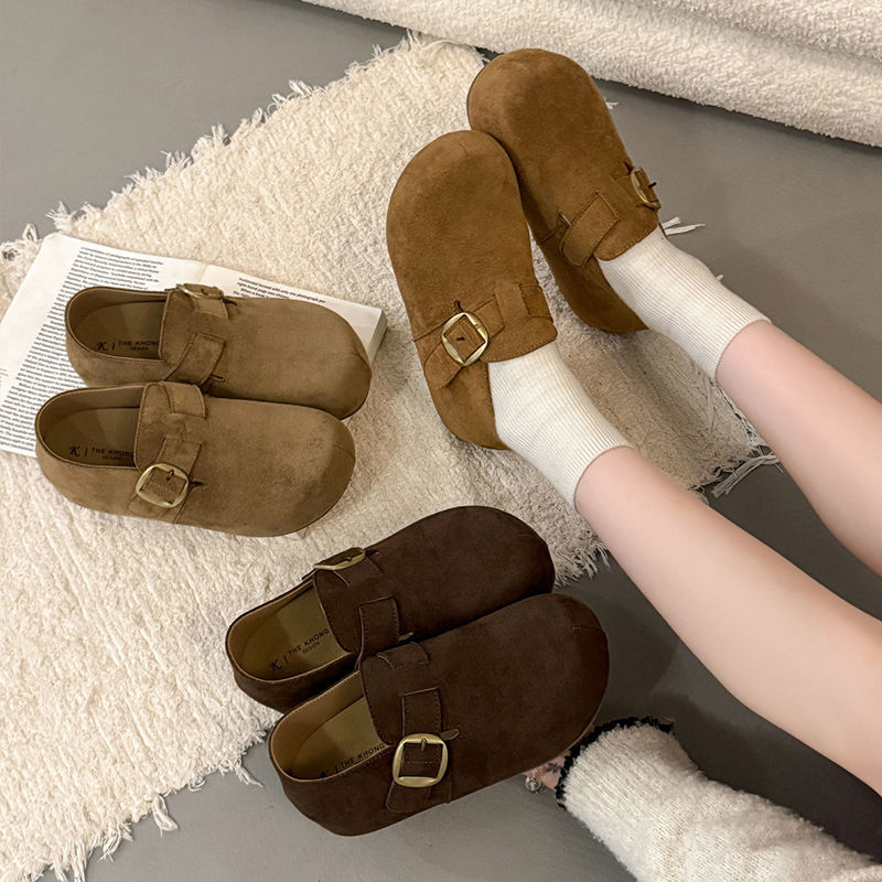 厚底内增高勃肯鞋2025年新款懒人