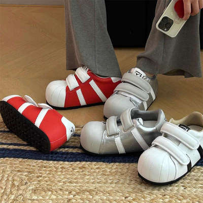 Q版泡泡贝壳小板鞋厚底增高3m