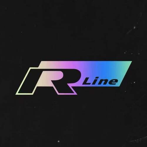 MC 大众VW Rline反光镂空防水装饰创意个性时尚休闲车贴纸