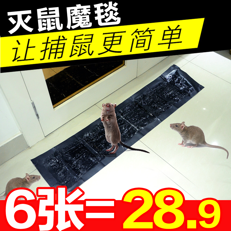 强力粘鼠板沾抓老鼠家用加厚