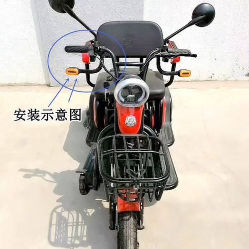 长杆转弯灯国标三轮车上牌车