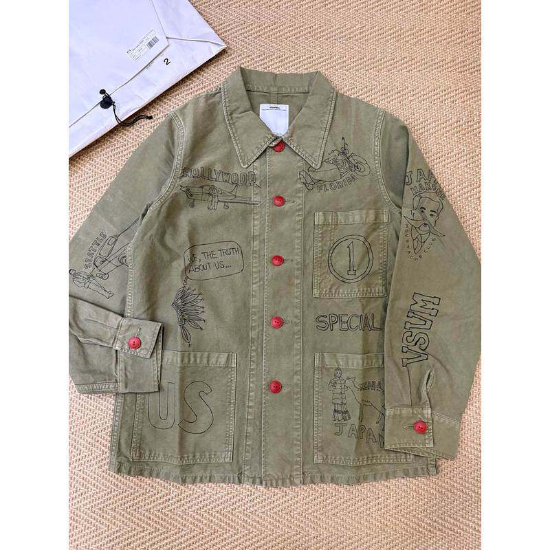 VISVIM TRAVAIL COVERALL SKETCHES 手绘 FIL限定水洗外套