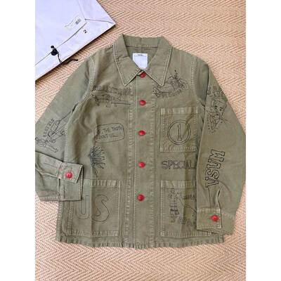 VISVIM中村世纪手绘水洗夹克