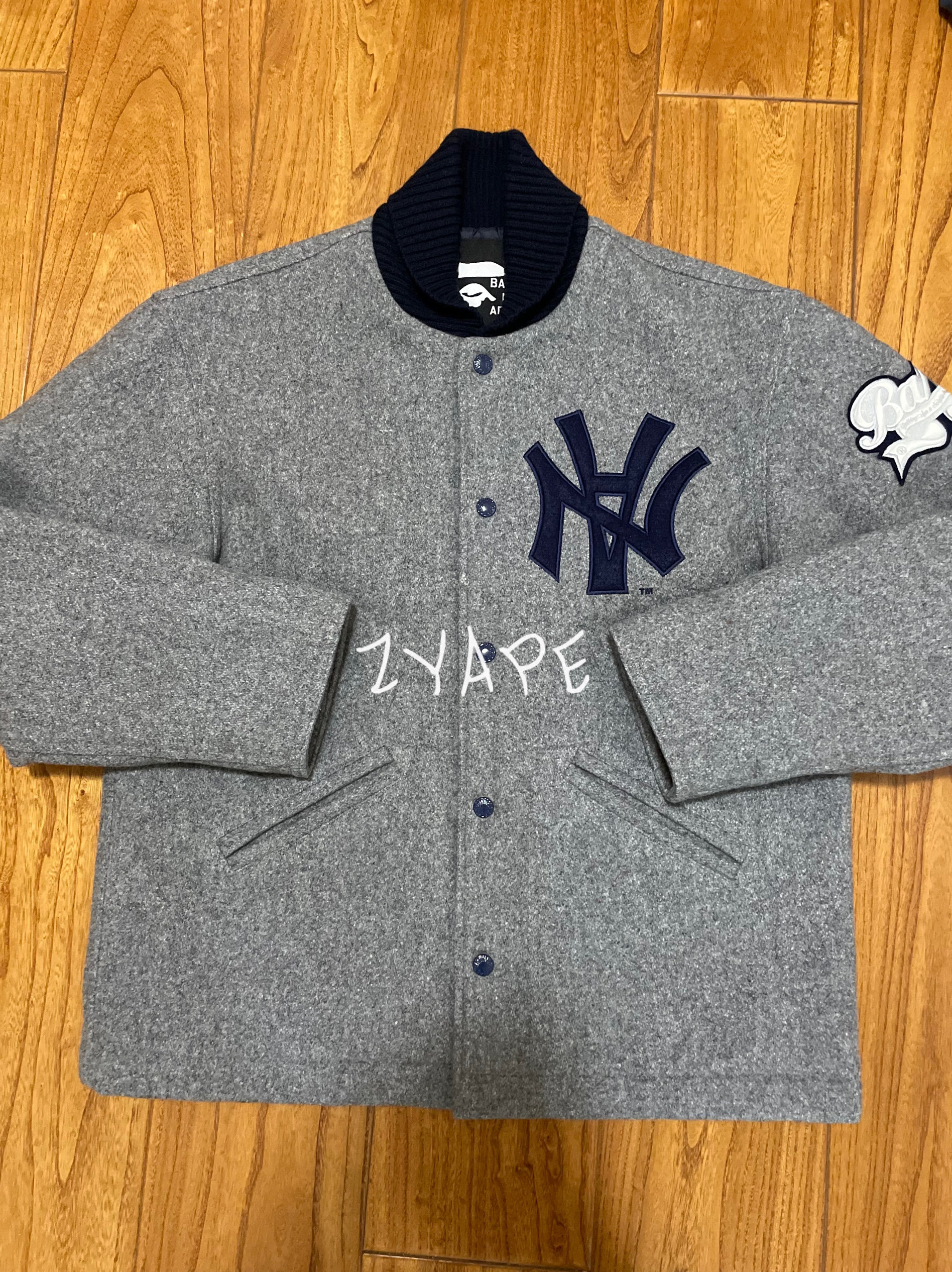 BAPE X Neighborhood 早期限量羊毛棒球夹克