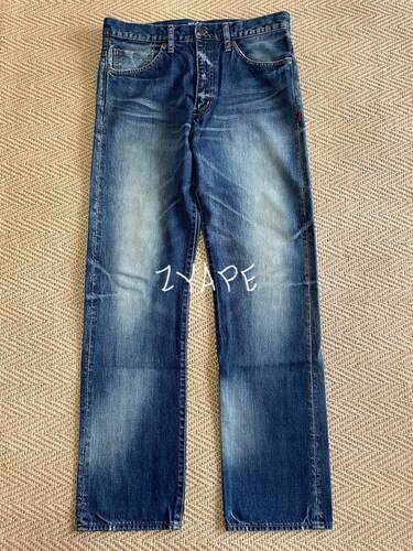 WTAPS BLUES SKINNY 早期黄泥水洗做旧牛仔裤