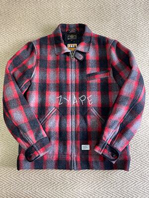 WTAPS羊毛格子翻领冬季毛呢夹克