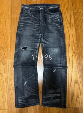 Neighborhood 05 linghtning nbhd闪电水洗破坏牛仔裤