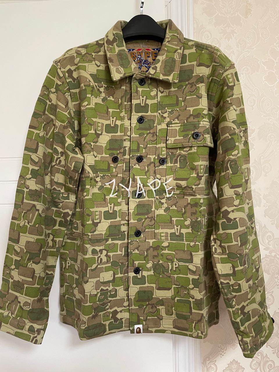 BAPE EXPLOSIVE CAMO HBT DUCK HUNTER砖块迷彩休闲夹克外套
