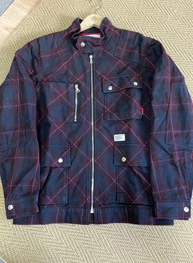 WTAPS M3 TWILL TEXTILE JACKET 菱格机车夹克四袋外套