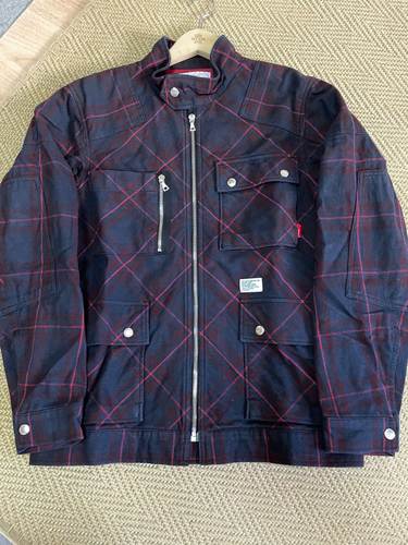 WTAPS西山彻格子四袋机车夹克