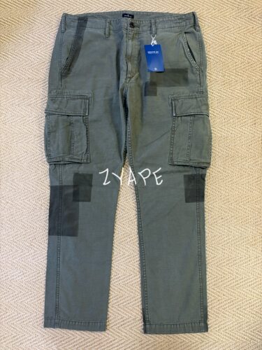 DENIM BY VANQUISH & FRAGMENT 藤原浩19SS闪电水洗拼接工装裤