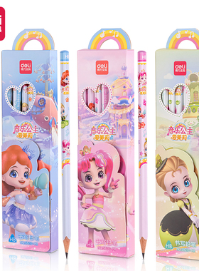 音乐公主三角杆HB铅笔小学生幼儿园书写可爱礼物58213