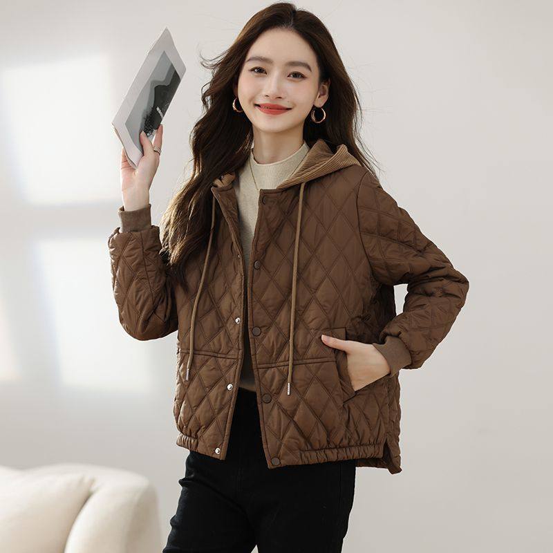 2025秋冬季新款棉衣女短款宽松百搭小个子保暖棉服外套轻薄小棉袄