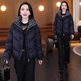 短款羽绒棉服女2025冬季新款棉衣韩版宽松洋气小个子加厚棉袄外套