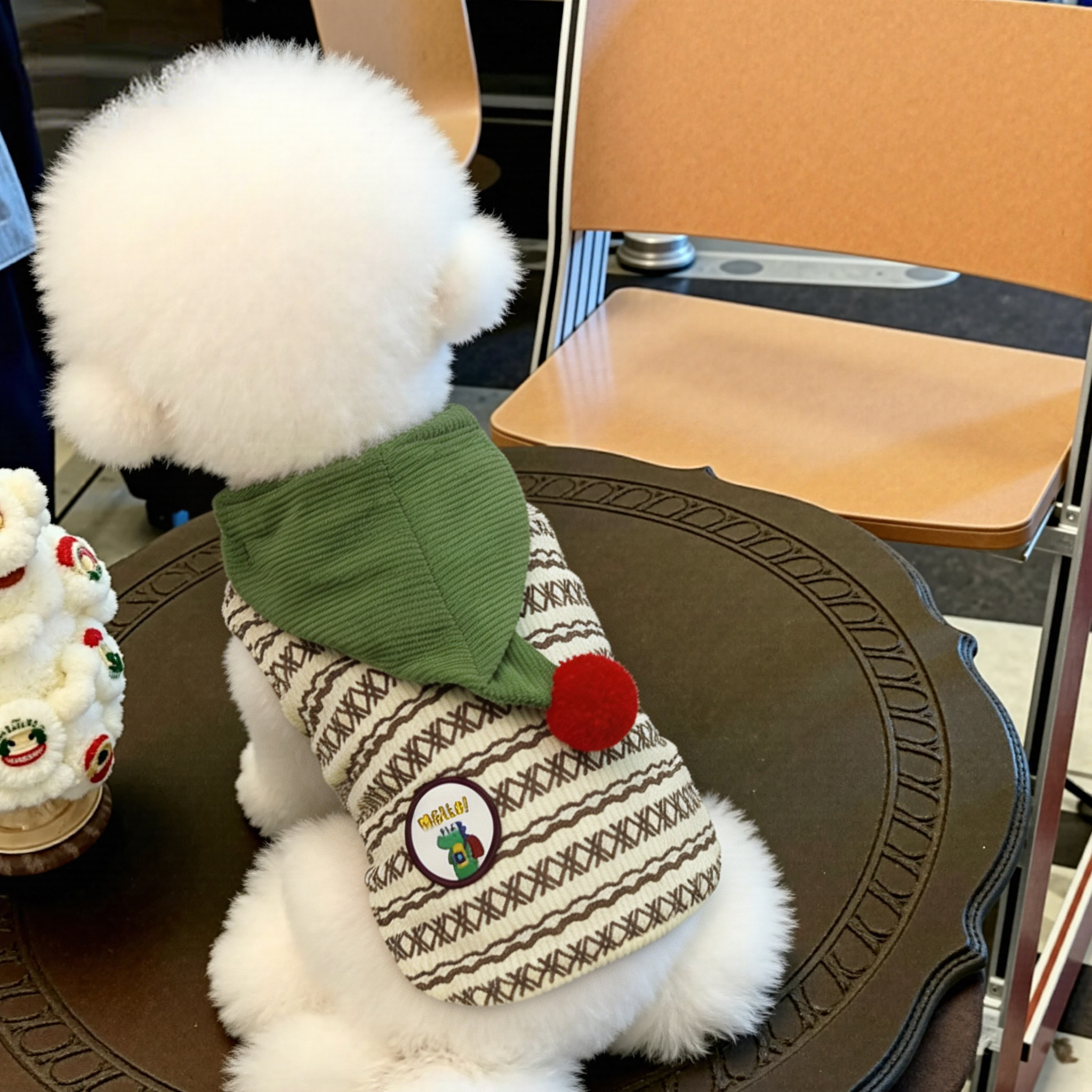 狗狗衣服约克夏高颜值小型犬比熊雪纳瑞小狗冬天幼犬连帽时尚卫衣图片
