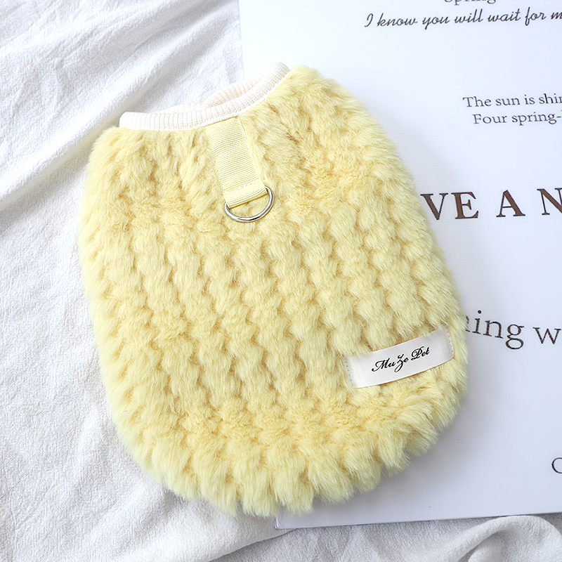 狗狗衣服可牵引秋冬款加厚保暖