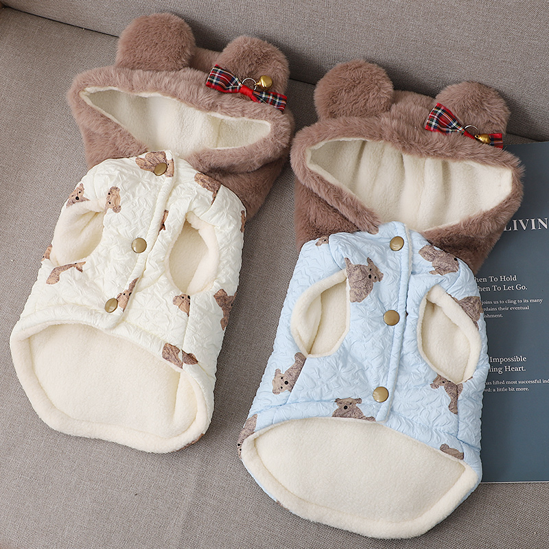 冬季小型犬幼犬保暖御寒衣服