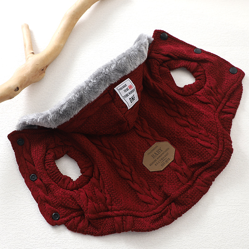 小狗狗衣服冬装加绒毛衣贵宾博美棉衣宠物小鹿犬柯基幼犬加厚秋装