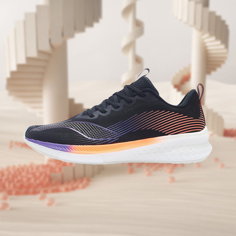 李宁正品冬季新款休闲运动城市跑步男子透气防臭鞋ARMS025