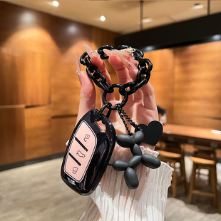 适用名爵6钥匙套zs名爵5天蝎座hs五mg5 3锐腾gs六6pro领航mg4ev壳