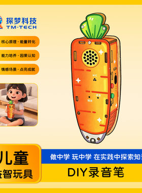 儿童益智玩具DIY录音笔科教具小