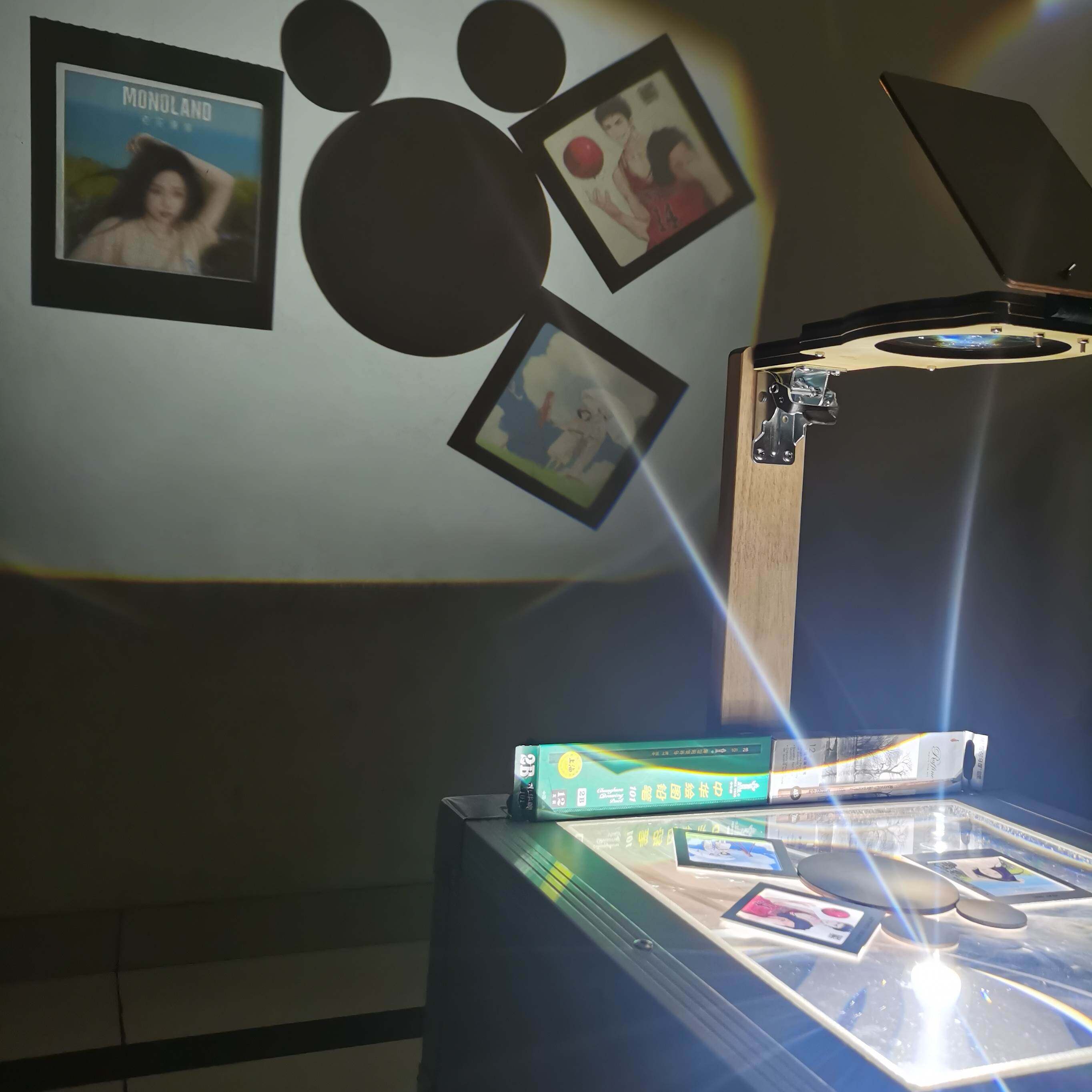 幼儿园光学互动游戏实验器材柜式光学幻灯投影机中小学生科普教育