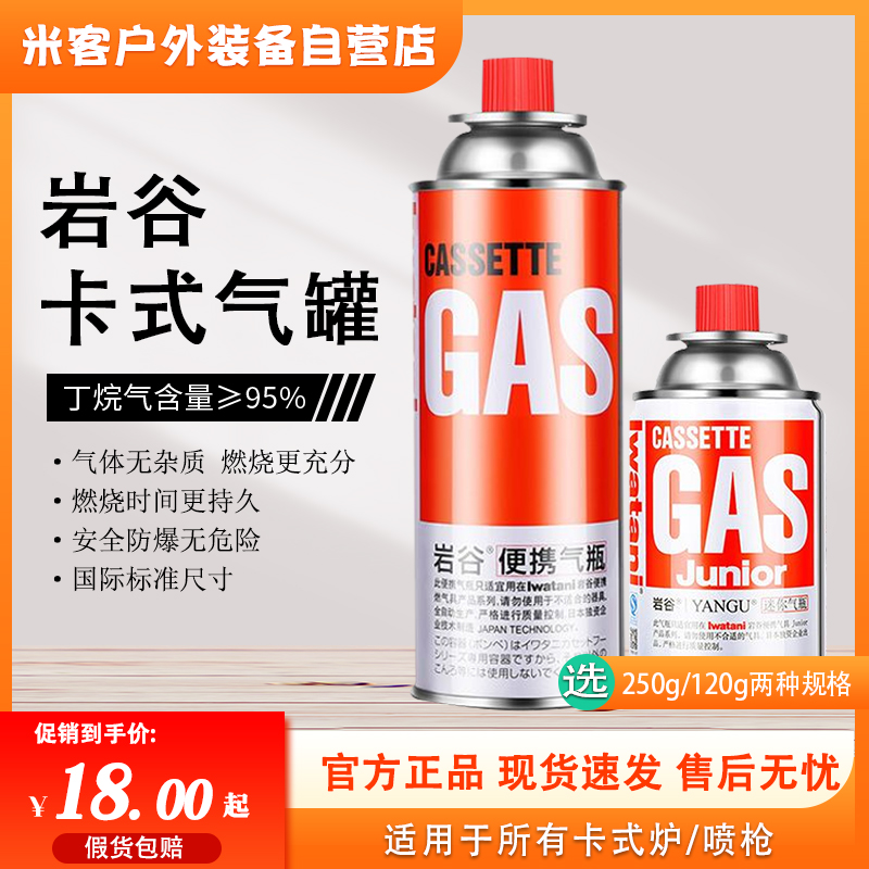 岩谷卡式炉气罐gas户外野营丁烷