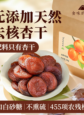 杏干无添加天然无核无糖精酸甜蜜饯杏脯杏肉独立包装孕妇健康零食