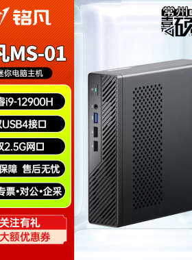 铭凡MS-01酷睿i9-13900H双网口迷你小电脑高性能mini台式主机