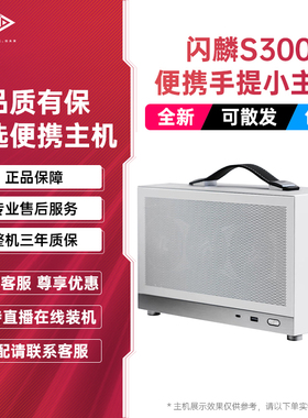 闪鳞S300 桌面DIY便携mini超迷你电脑手提主机ITX整机4070super