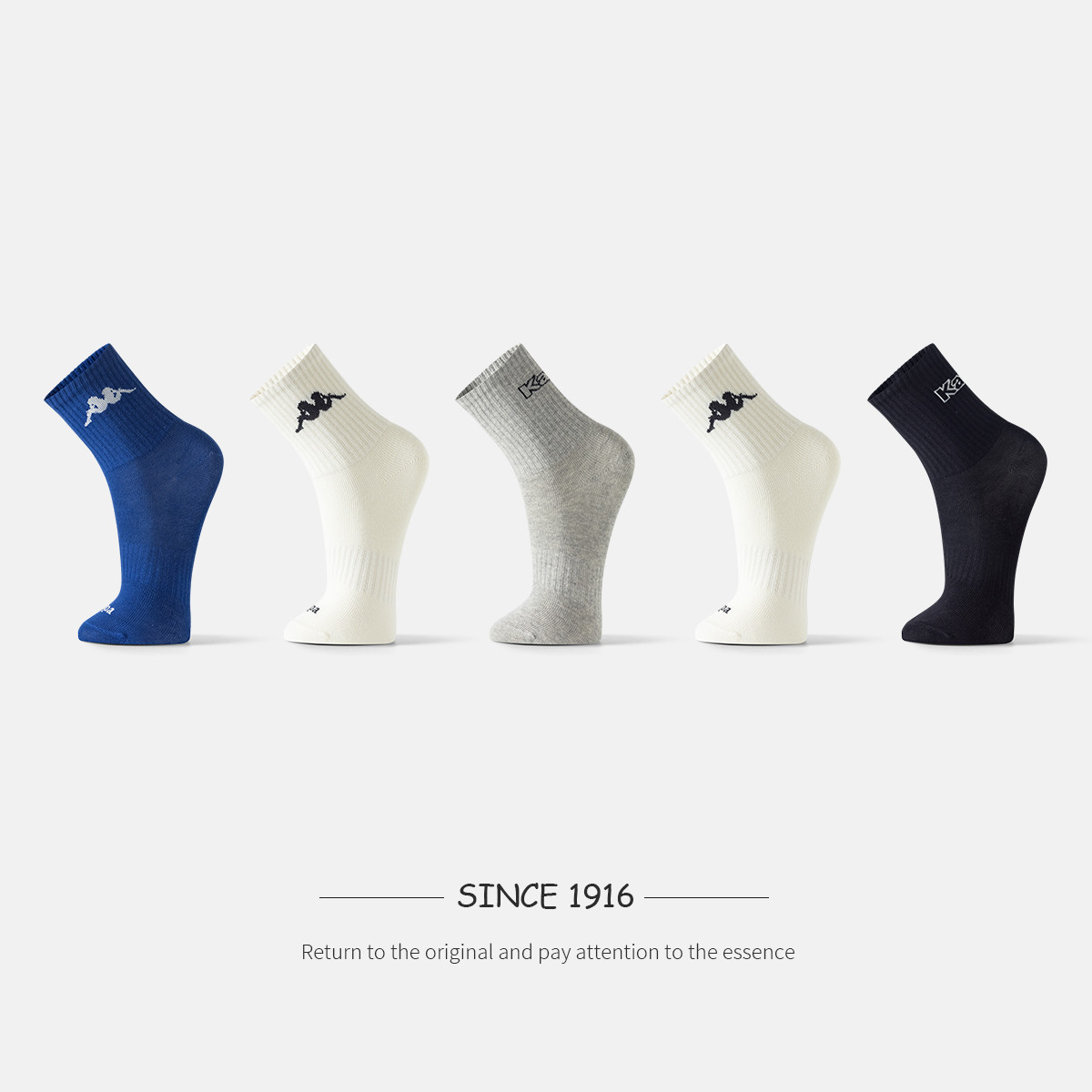 Kappakids袜子中筒短筒透气男女