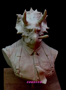 现货 Veiled Lamp Miniature Tricera-Boss BUST 1:12