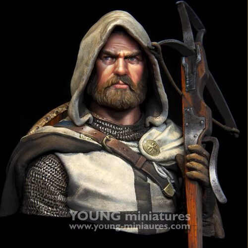 现货 Young Miniatures YH1874 Teutonic Knight with Crossbow