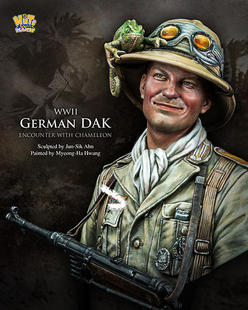 现货 Nutsplanet German DAK with Chameleon 1/10th Bust