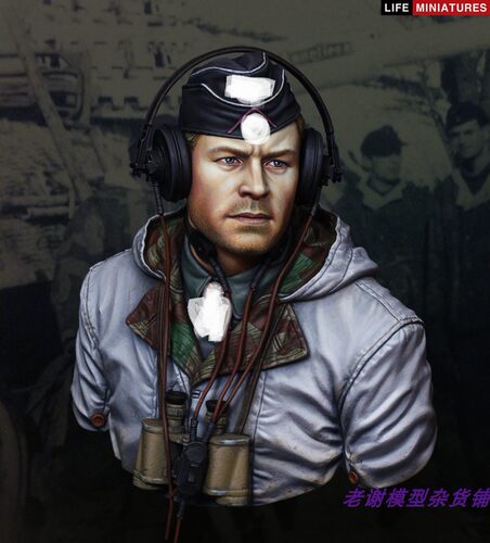 现货 Life Miniatures Commander s.Pz.Abt503 Hungary 1944 Bust