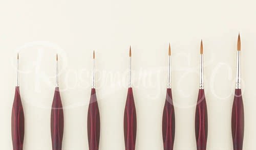 现货RoseMary貂毛画笔