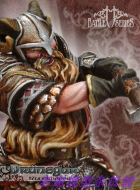 现货 Andrea Miniatures Drünegar Runekeeper 30mm 金属