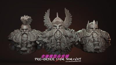 Black Crow Miniatures IRON AND STONE Bust 1/12