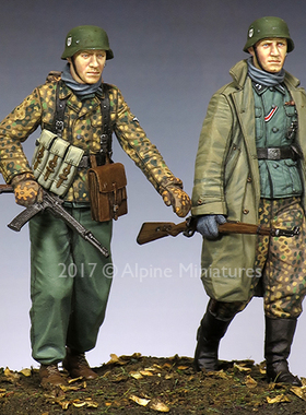 现货 Alpine 35231 KG Hansen at Poteau Set #2 1/35