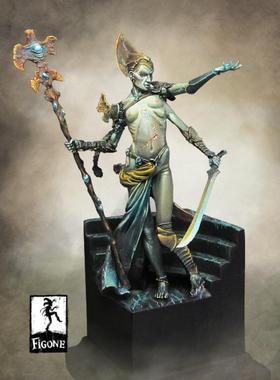 现货 Figone  Ebylzadeath la necromancienne 80mm