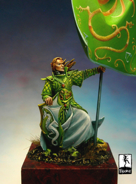 现货 Figone Figure High Elf Banner 34mm