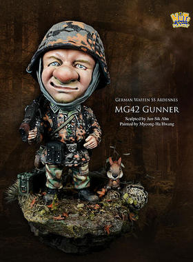 Nutsplanet MG-42 Gunner Waffen-ssArdennes 54mm