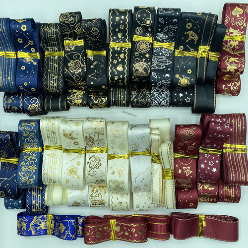 吧唧托烫金丝带痛包diy材料包