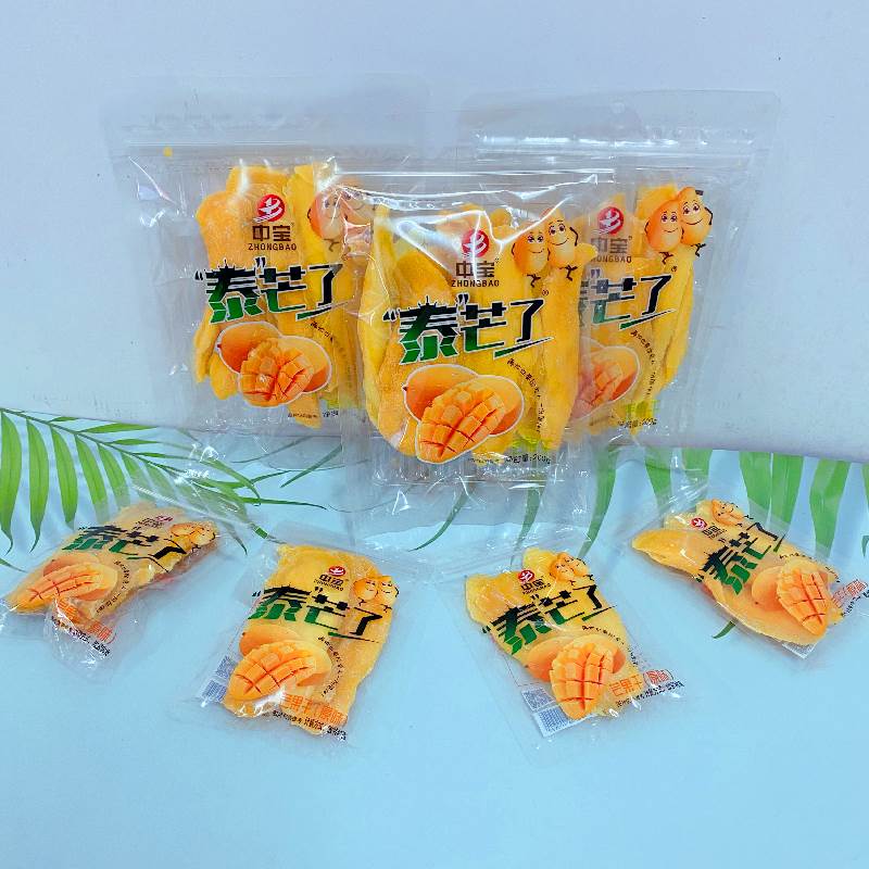 新款 芒果干200g*2袋原味独立包装蜜饯果脯水果干办公室零食1袋泰