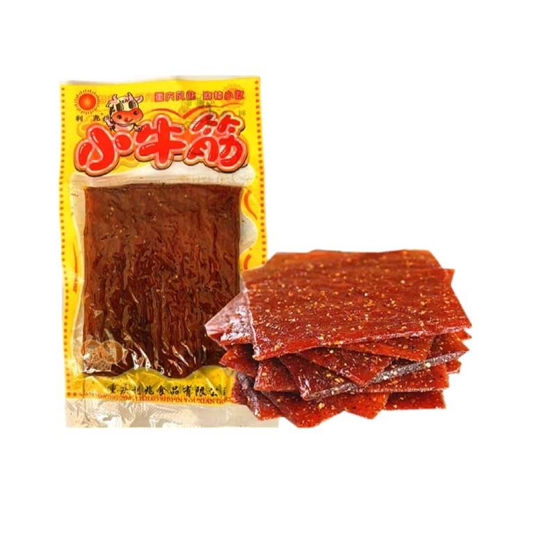 新款 立兆小牛筋网红辣条大礼包零食麻辣儿时重庆正宗泡椒牛板筋