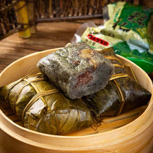 新款 贵州特产灰粽子贞丰熊家熊代安手工鲜肉板栗排骨粽粑端午礼