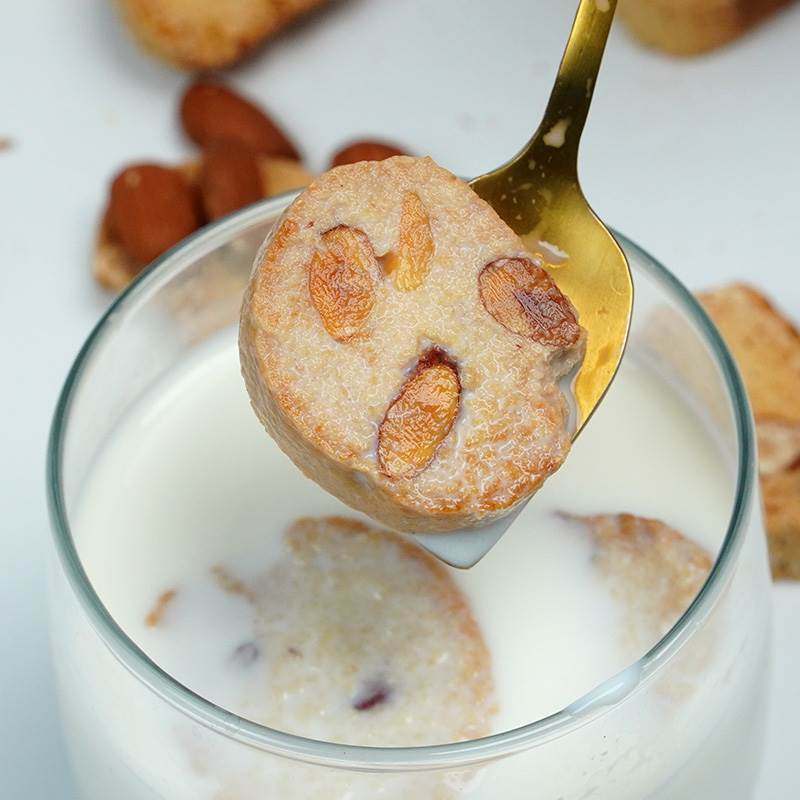 唐妖全麦坚果脆饼干无油小钢磨牙棒筋板早餐下午茶代餐饱腹零食品